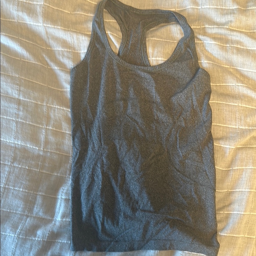 Lululemon Gray Racerback Tank Top